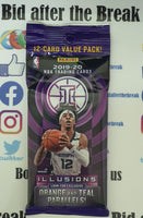 2019-2020 NBA Panini Illusions Cello 12-card Pack