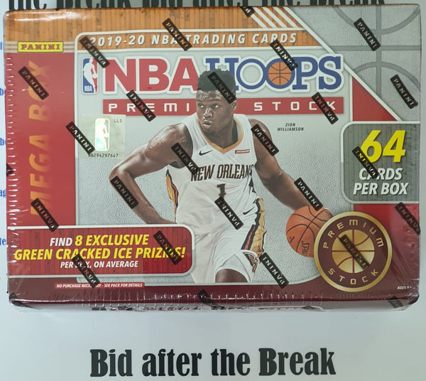 2019-2020 NBA Panini NBA Hoops Premium Stock Mega Box