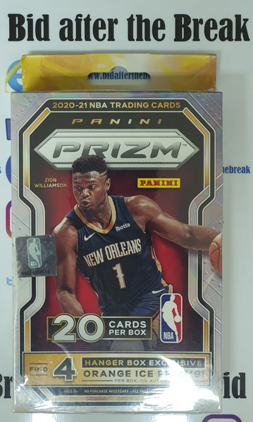 2020-2021 NBA Panini Prizm Hanger Box