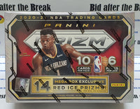 2020-2021 NBA Panini Prizm Mega Box - Red Ice