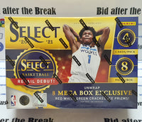 2020-2021 NBA Panini Select Mega Box - Red White Green