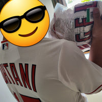 Nike Shohei Ohtani White Replica Jersey - XLarge